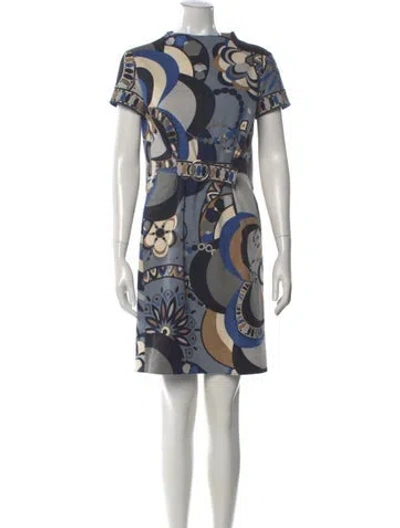Pre-owned Pucci Vintage Knee-length Dress In Multi