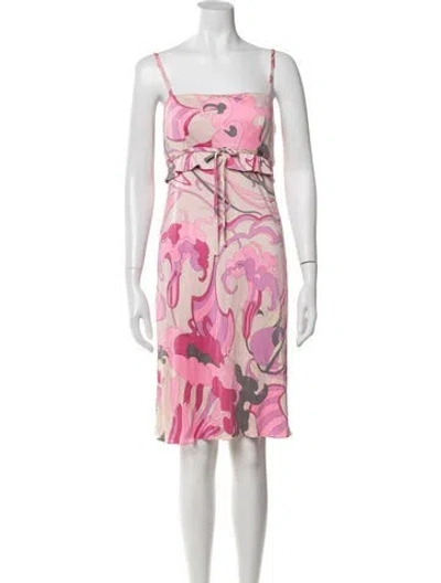 Pre-owned Pucci Vintage Knee-length Dress In Multi