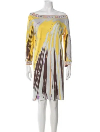 Pre-owned Pucci Vintage Knee-length Dress In Multi