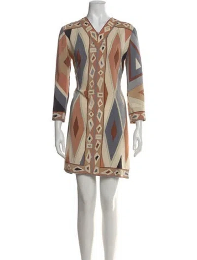 Pre-owned Pucci Vintage Knee-length Dress In Neutral