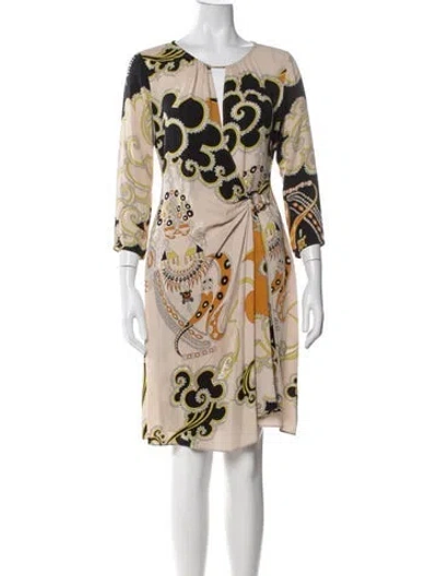 Pre-owned Pucci Vintage Knee-length Dress In Neutral