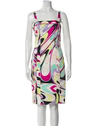 Pre-owned Pucci Vintage Knee-length Dress In Pink