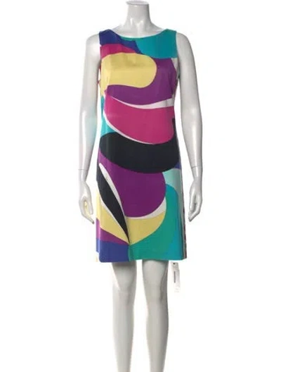 Pre-owned Pucci Vintage Knee-length Dress In Pink