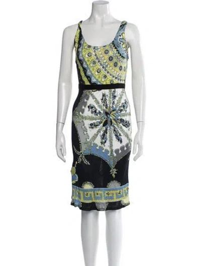 Pre-owned Pucci Vintage Knee-length Dress W/ Tags In Black
