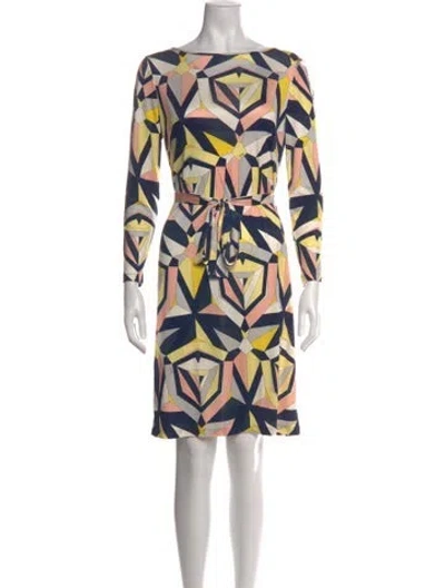Pre-owned Pucci Vintage Knee-length Dress W/ Tags In Blue