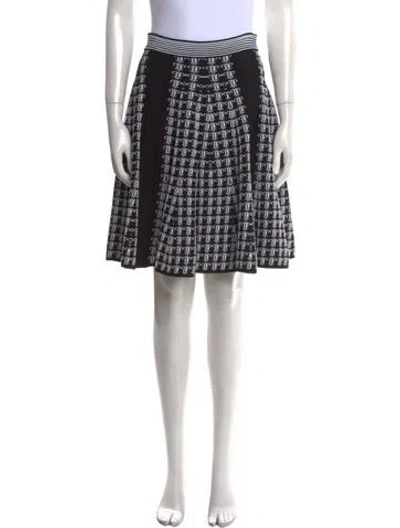 Pre-owned Pucci Vintage Knee-length Skirt In Black