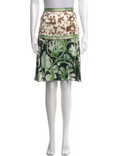 Pre-owned Pucci Vintage Knee-length Skirt In Black