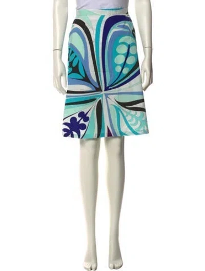Pre-owned Pucci Vintage Knee-length Skirt In Multi