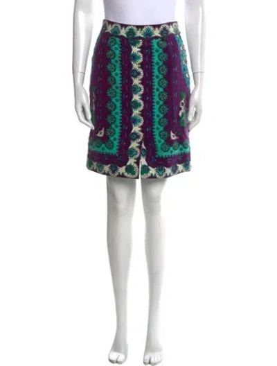 Pre-owned Pucci Vintage Knee-length Skirt In Multi