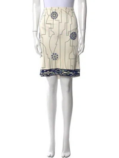Pre-owned Pucci Vintage Knee-length Skirt In Neutral