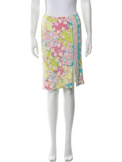 Pre-owned Pucci Vintage Knee-length Skirt In Pink