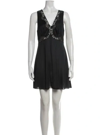 Pre-owned Pucci Vintage Late 1960's - Early 1970's Nightgown In Black