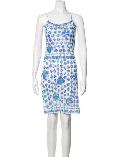 Pre-owned Pucci Vintage Late 1960's - Early 1970's Nightgown In Blue