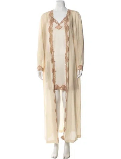Pre-owned Pucci Vintage Late 1960's - Early 1970's Nightgown In Neutral