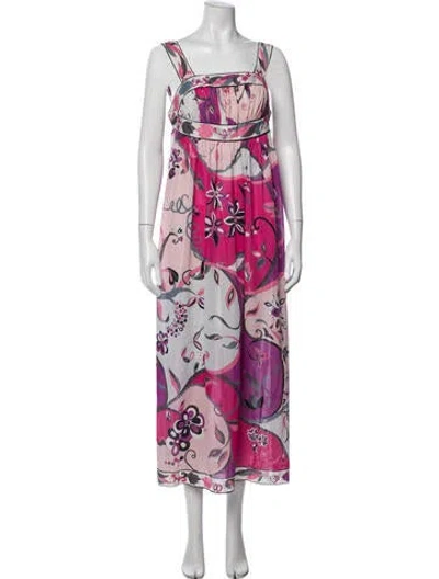 Pre-owned Pucci Vintage Late 1960's - Early 1970's Nightgown In Pink