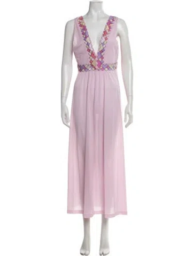 Pre-owned Pucci Vintage Late 1960's - Early 1970's Nightgown In Pink