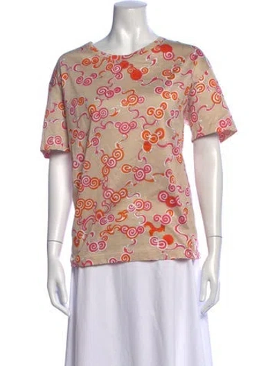 Pre-owned Pucci Vintage Late 1970's - Early 1980's T-shirt In Neutrals