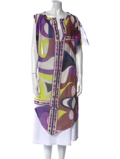 Pre-owned Pucci Vintage Late 1990's - Early 2000's Tunic In Multi