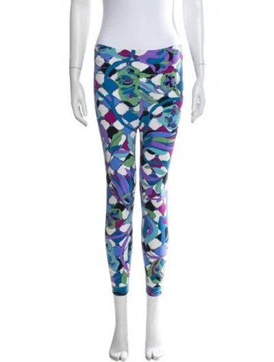 Pre-owned Pucci Vintage Leggings Pants In Multi
