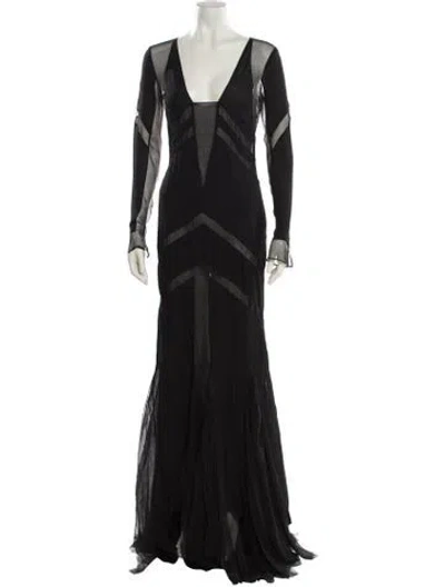 Pre-owned Pucci Vintage Long Dress In Black