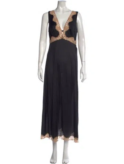 Pre-owned Pucci Vintage Long Dress In Black