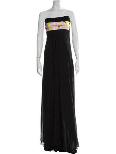 Pre-owned Pucci Vintage Long Dress In Black
