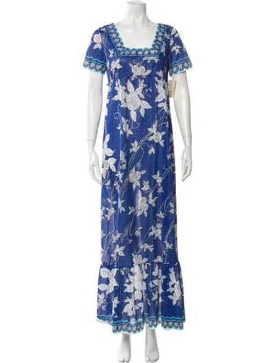 Pre-owned Pucci Vintage Long Dress In Blue