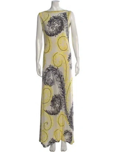 Pre-owned Pucci Vintage Long Dress In Grey