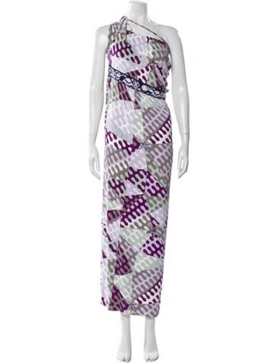Pre-owned Pucci Vintage Long Dress In Multi