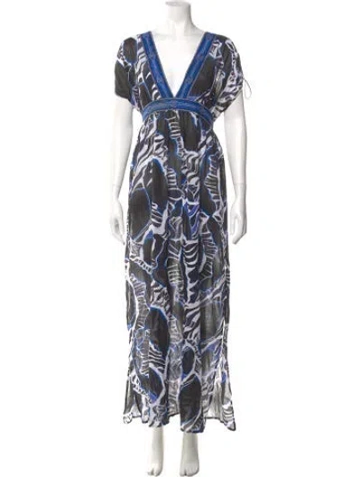 Pre-owned Pucci Vintage Long Dress In Multi