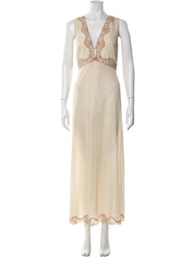 Pre-owned Pucci Vintage Long Dress In Neutral