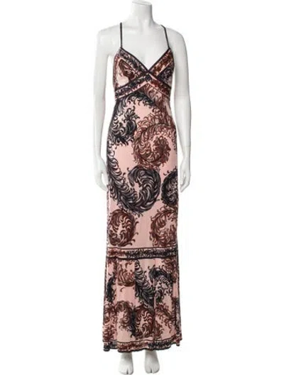 Pre-owned Pucci Vintage Long Dress In Pink