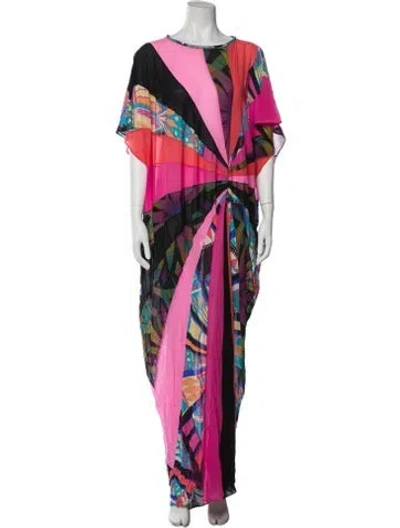 Pre-owned Pucci Vintage Long Dress In Pink