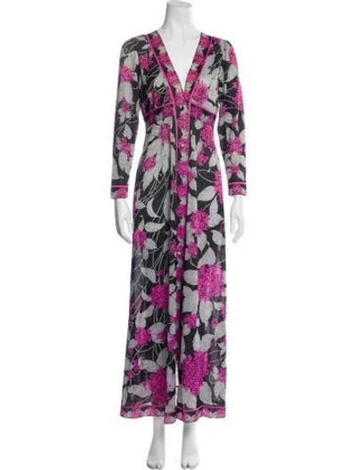 Pre-owned Pucci Vintage Long Dress In Purple