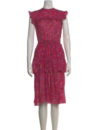 Pre-owned Pucci Vintage Midi Length Dress In Pink