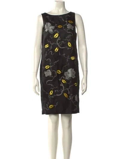 Pre-owned Pucci Vintage Mini Dress In Black