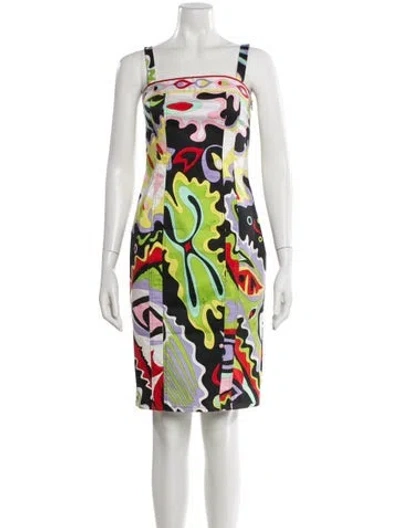 Pre-owned Pucci Vintage Mini Dress In Black