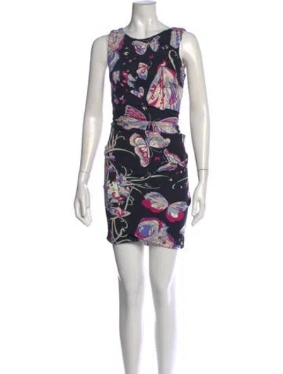 Pre-owned Pucci Vintage Mini Dress In Black