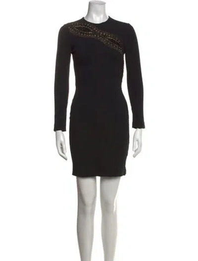 Pre-owned Pucci Vintage Mini Dress In Black
