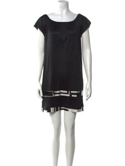 Pre-owned Pucci Vintage Mini Dress In Black