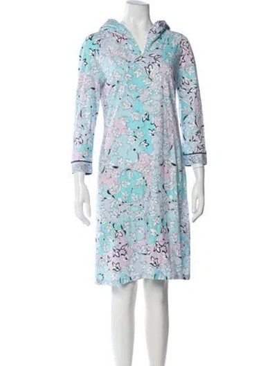 Pre-owned Pucci Vintage Mini Dress In Blue