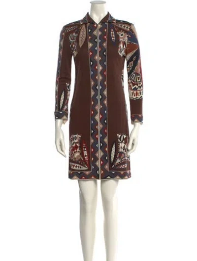 Pre-owned Pucci Vintage Mini Dress In Multi