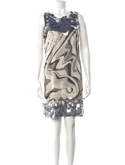 Pre-owned Pucci Vintage Mini Dress In Multi