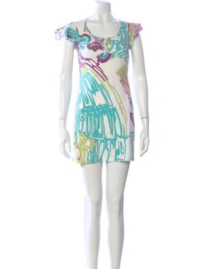 Pre-owned Pucci Vintage Mini Dress In Multi