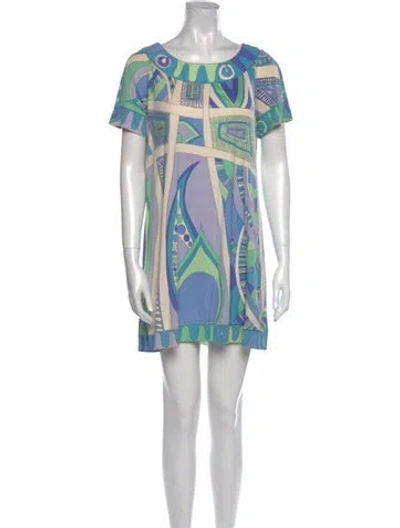 Pre-owned Pucci Vintage Mini Dress In Multi