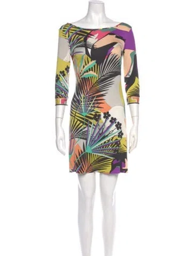 Pre-owned Pucci Vintage Mini Dress In Multi