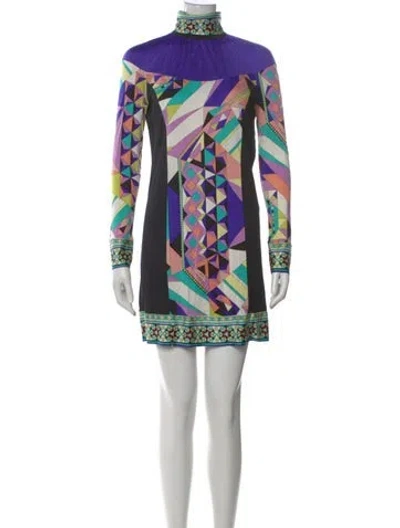 Pre-owned Pucci Vintage Mini Dress In Multi