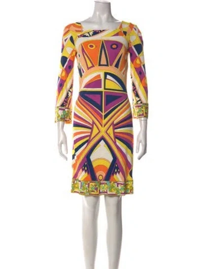 Pre-owned Pucci Vintage Mini Dress In Multi