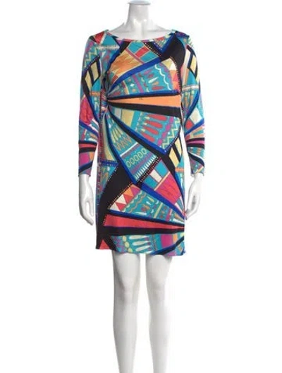 Pre-owned Pucci Vintage Mini Dress In Multi