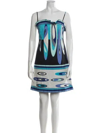 Pre-owned Pucci Vintage Mini Dress In Multi